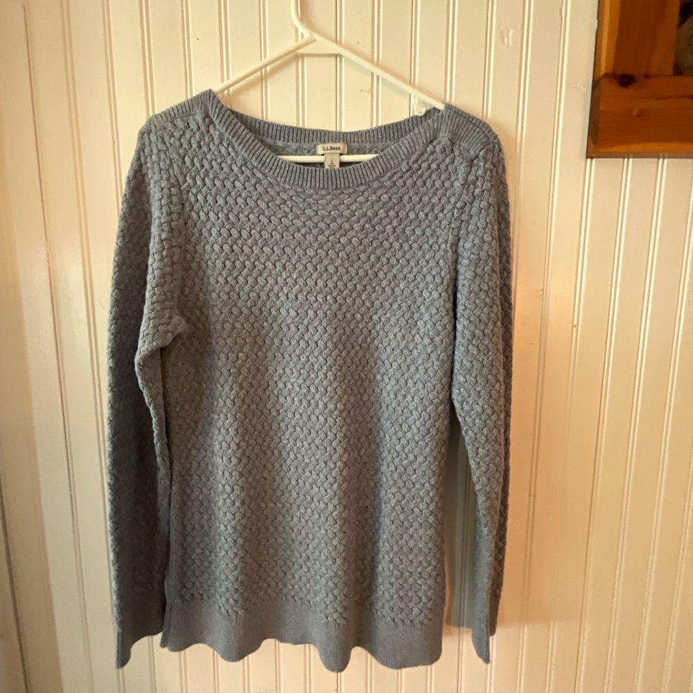 100% Cotton woven LLBean Sweater (L)